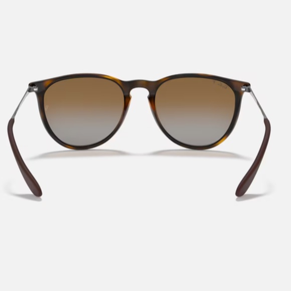 Ray Ban Erika Classic Sunglasses in‎ Light Havana and Brown With Case. - Picture 14 of 14